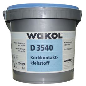 WAKOL D 3540 Cork Contact Adhesive 5.0Kg - Coverage 200g/m2 [25m2]